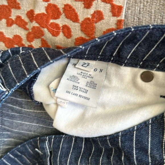 Hudson blue pinstripe denim jeans size 27 - Picture 7 of 12